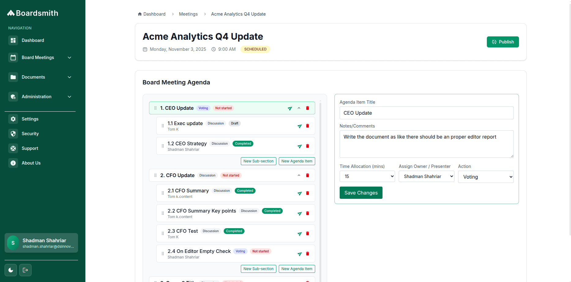 Board Smith screen 1